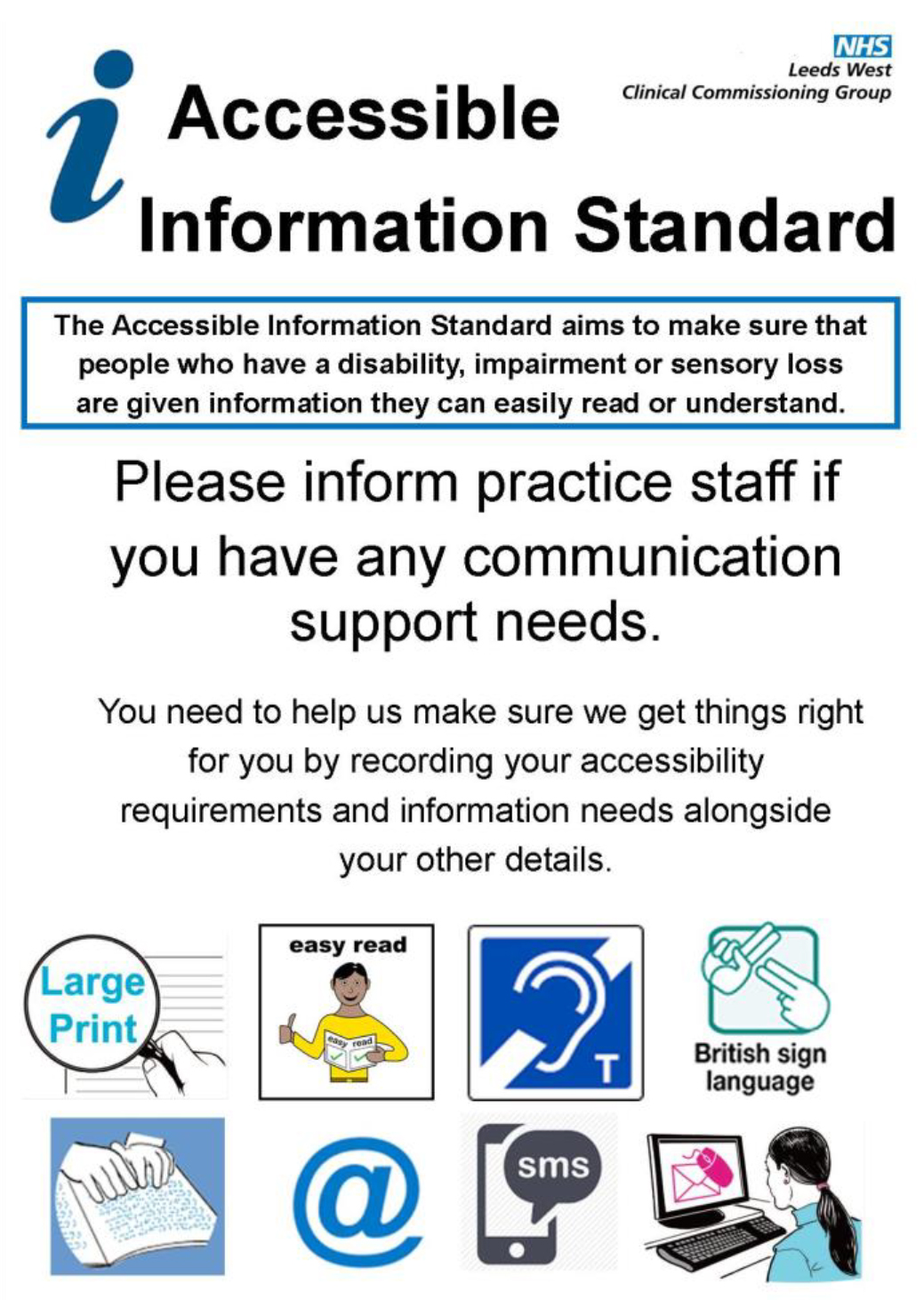 Accessible Information Standard